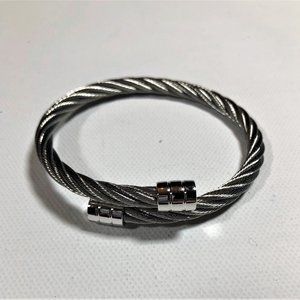 Philippe CHARRIOL Stainless Steel Cable Bracelet